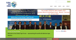 Desktop Screenshot of globaltapeforum.com
